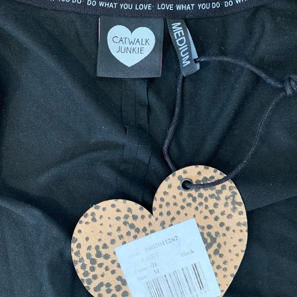 NWT Catwalk Junkie Raven Jacket in Black - Picture 6 of 7